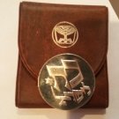 1976 Israel  Large Silver Proof 25 Lira Strength thru Faith,original holder