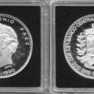 1990 Venezuela Large Proof Silver 500 Bolivares  200 years J.A.Paez