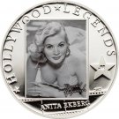 2012 Cook Is Large  Silver 5$ Hollywood  Legends-Anita Ekberg
