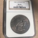 1900 USA Lafayette $1 NGC MS 63