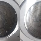 1871 New Zealand Large Penny Token Queen Victoria/Auckland Victuallers