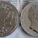 1830 Wales Large Nickel Fantasy 5 Shillings Pattern Dragon/William