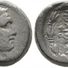 Ancient Greece 2-1 Cent.BC LYDIA SARDES HERAKLES APOLLO AE #5
