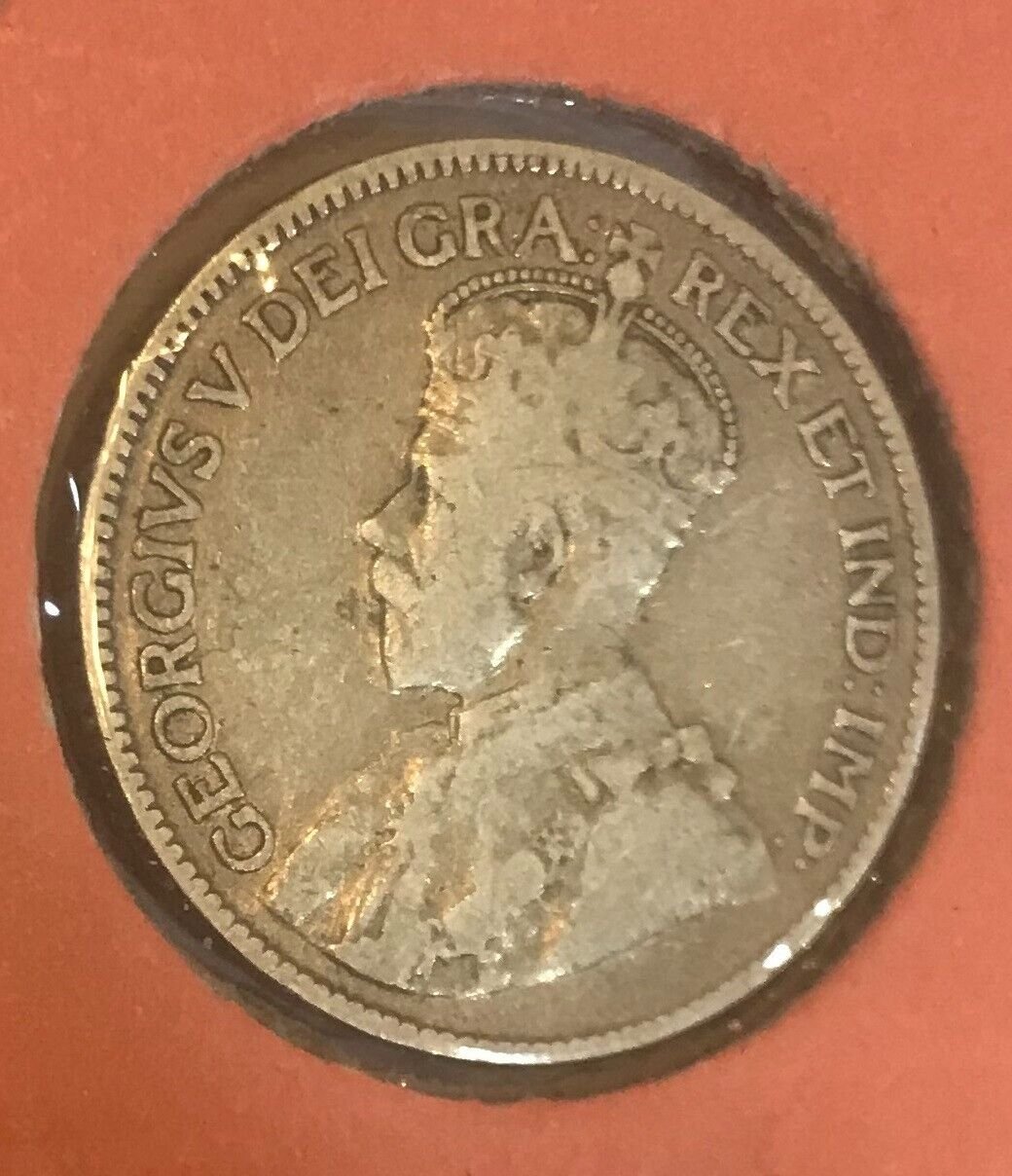 1918 Canada silver 25 cents