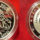 1999 Congo Large Silver Proof 10 Fr 2000 Sydney Olympics