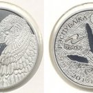 2009  Belarus Large silver  20 r  Stork
