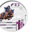 2013 Andorra Large Proof Silver color 5 Diners-Equestrian Jumping