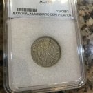1962 F Germany 1 Mark- slabbed