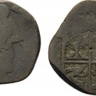 1621-1665 Milan(Italy) Copper Quattrino king Philip IV of Spain