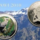 Malawi 2010 Huge 50mm Color 10 Kwacha-Birds Of Prey-Harpy Eagle