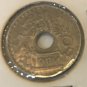 1919 5 Tunisia Centimes