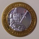 USA Large Silver bi-metal Las Vegas Casino $10 Token-Excalibur/Merlin/Castle