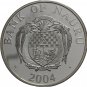2004 Nauru Large Silver Goldplated 3D Proof 10$ Dresden Cathedral