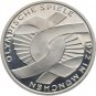 1972 F Germany Proof Silver 10 Mark- Munchen Olympics, Schielfe Knot