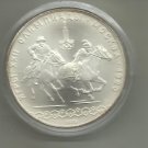 1978 Russia/USSR Large Silver 1 OZ 10 Roubles Moscow Olympic Equestrian BU