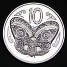 1990 New Zealand Proof 10c- Maori mask