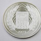 Rare 1973 India Large Silver Proof 20 Rupees FAO Grow More Food