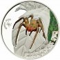 Rare 2013 Cook Is Silver Proof Color $2 Brazilian Wandering Spider-Gift Box