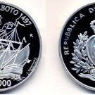 1997 San Marino Large silver Proof 10000 L Sailing Ship/Giovanni Caboto