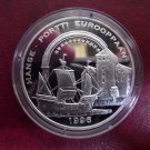 1996 Finland Large silver Proof 20 ecu-Hanse Sailing Ship/Castle