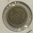 1907 Netherlands 5 Cent