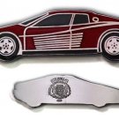 Unusual 2010 Somalia color $1 Car-shaped Ferrari