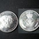 1960 Denmark Large Silver 5 Kroner Silver Wedding- prooflike BU