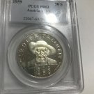 Rare 1959 Austria Proof Silver 50 sh Liberation of Tyrol PCGS PF-63