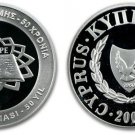 2007 Cyprus Large Proof Silver 1 Pound- Rome-Europe