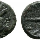 Ancient Greece 187-168 BC MACEDON AMPHIPOLIS POSEIDON CLUB MONOGRAM WREATH #4