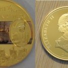 St.Helena 2013 Large Goldplated Color 25 Pence-Napoleon-Ship Battles-Basque Road