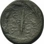Ancient Greece 2-1 Cent BC PHRYGIA ABBAITIS ZEUS THUNDERBOLT WREATH #2