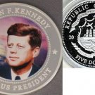 Liberia 2009 Large $5- JF Kennedy