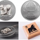 Rare 2016  Mongolia Silver 500T Year of the Monkey-Gift Box-mintage 2016