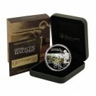 2009 Tuvalu Large Silver Proof color $1 Gettysburg Civil War Battle- Nice Box