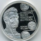 1992 Netherlands Large Proof Silver King Willem 25 Ecu