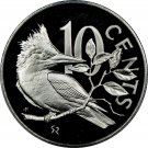 1977 British Virgin Is. Proof 10 c- Ringed Kingfisher bird