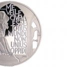 1991 Netherlands Large Proof Silver 25 Ecu  Erasmus Rotterdam
