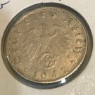 1942 G Nazi Germany 50 pfennig Eagle/Swastika