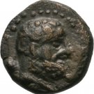 Ancient Greece 2-1 C BC PISIDIA SELGE HERAKLES CLUB THUNDERBOLT BOW AE-Nice
