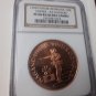 Rare 1998 Romania Copper 100 Lei Pattern Olympic Figure Skating NGC PF 68 RD