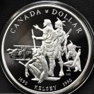 Canada 1990 Large Silver Proof $1-Kelsey/Indians