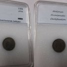Rare Japan Meji yr.4(1871) 5 sen-Dragon-Nice,KM 6.1,Krause catalog in XF $250