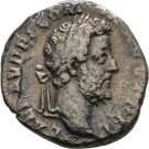 Ancient Rome Commodus 191-192 AD Silver Denarius,Liberalitas