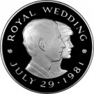 1981 Jersey Large Silver Proof 2 Pounds Charles & Diana Wedding