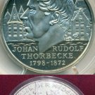 1998 Netherlands Large Proof Silver 25 Ecu Thorbecke