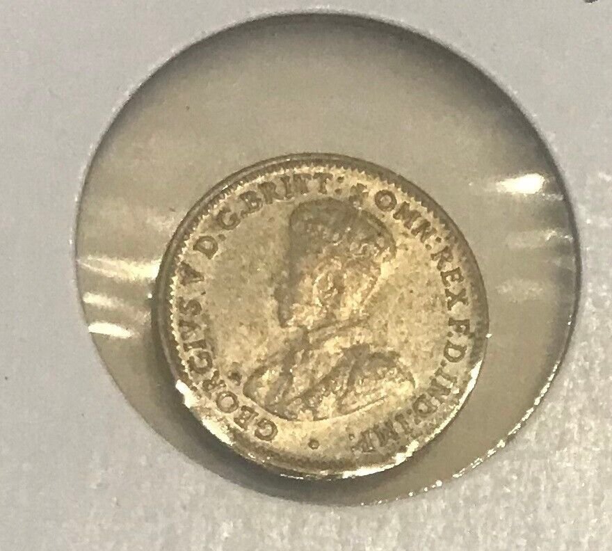 1936 Australia  silver 3 Pence- Nice high grade