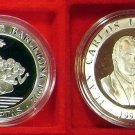 1992 Spain Large  silver Proof 2000 Pesetas- Olympics Runners