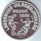 1986 Hungary Large Proof Silver-500 F World Cup Soccer- 2 Players