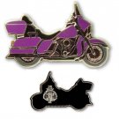Unusual 2007 Somalia color $1 Purple Motorcycle-shaped